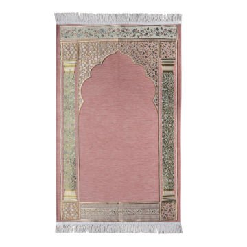 Lüks Astarlı Nisa Seccade Pembe