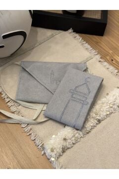 Çantalı Desenli Seyahat Seccadesi 50'Li