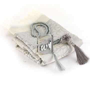 Bade Serisi Seccade Mini Kuran-ı Kerim Tesbih Seti 24'Lü