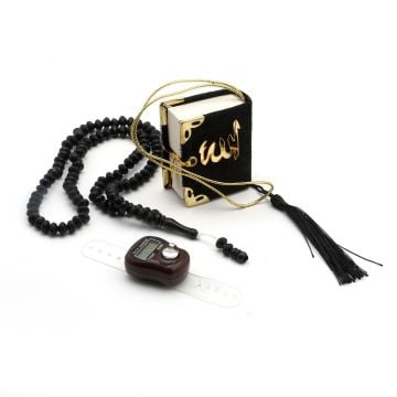 Hediyelik Tesbih Zikirmatik Mini Kuran-ı Kerim Seti 72'Li