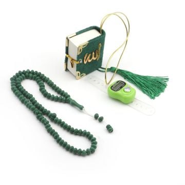 Hediyelik Tesbih Zikirmatik Mini Kuran-ı Kerim Seti 72'Li