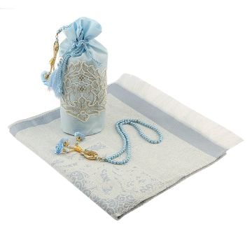 Yıldız Serisi Güpürlü Seccade Tesbih Seti 36'Lı