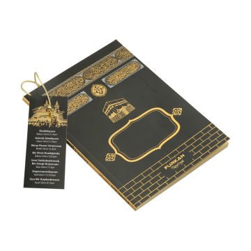 13x17 Cm 8 Farklı Renk Seçeneği 128 Sayfa Çanta Boy Renkli Arapça/Türkçe Yasin Kitabı Siyah