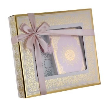 Miraç Serisi Kadife Seccade Kuran-ı Kerim Seti 6'Lı