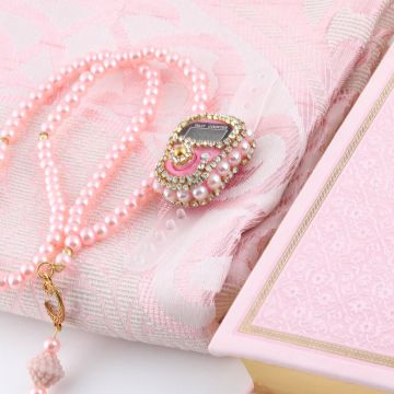 Hediyelik Seccade Kuran-ı Kerim Tesbih Zikirmatik Seti