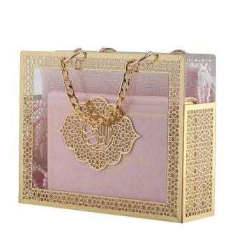 Hediyelik Seccade Kuran-ı Kerim Tesbih Zikirmatik Seti