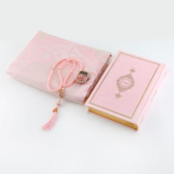 Hediyelik Seccade Kuran-ı Kerim Tesbih Zikirmatik Seti