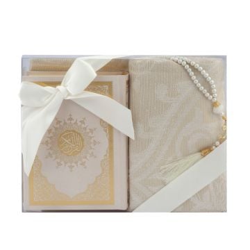 Hediyelik Seccade Kuran-ı Kerim Tesbih Seti 16'Lı