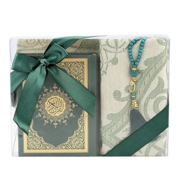 Hediyelik Seccade Kuran-ı Kerim Tesbih Seti 16'Lı