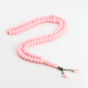 99'Luk 8 Mm Zümrüt Tesbih (10 Adet) Pembe
