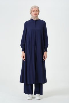 Viskon Jüpiter Kumaş İkili Takım Lacivert - 1