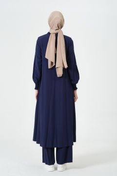 Viskon Jüpiter Kumaş İkili Takım Lacivert - 4