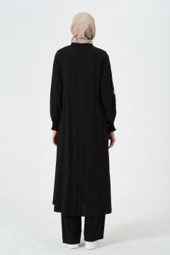 Viskon Jüpiter Kumaş İkili Takım Siyah - 6