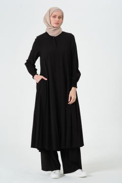 Viskon Jüpiter Kumaş İkili Takım Siyah - 6