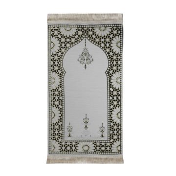 Şönil Battal Çocuk Seccade Krem