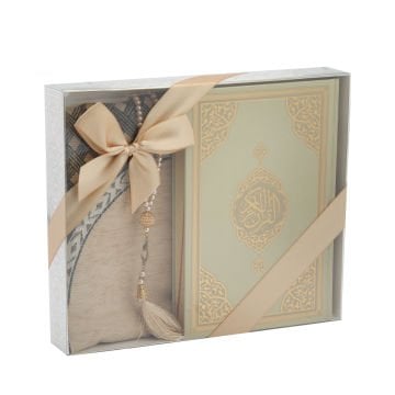 Hediyelik Kuran-ı Kerim Seccade Tesbih Seti