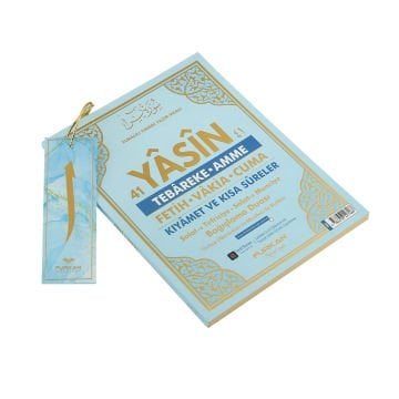 13x17 Cm 8 Farklı Renk Seçeneği 128 Sayfa Çanta Boy Renkli Arapça/Türkçe Yasin Kitabı (50 Adet)