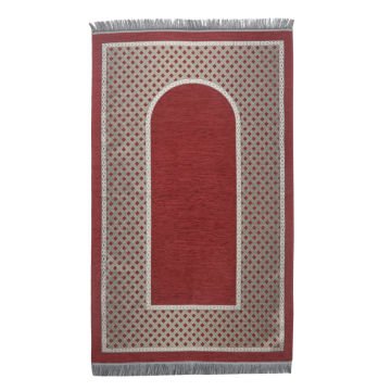 Hediyelik Seccade Yasin Tesbih Seti Bordo