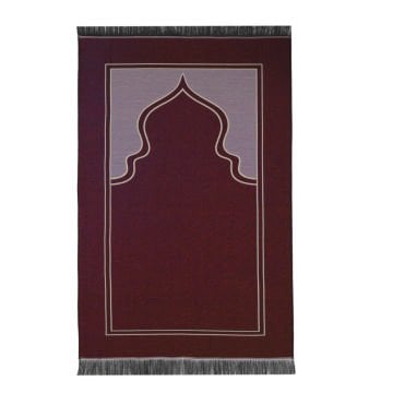 Lüks Brokar Koton Seccade Bordo